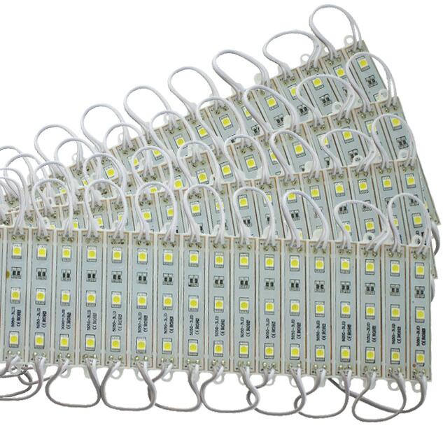 Waterproof IP65 DC12V SMD 5050 3 LED Modules RGB LED module light lamp Warm white Cool white Red Blue Yellow LED module light