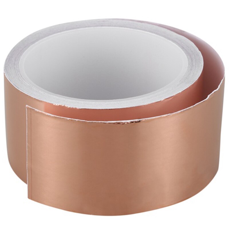 Dubbelzijdig Conduct Copper Foil Tape Masker Electronetic Afscherming Dubbele Side Geleidende Koperfolie Tape