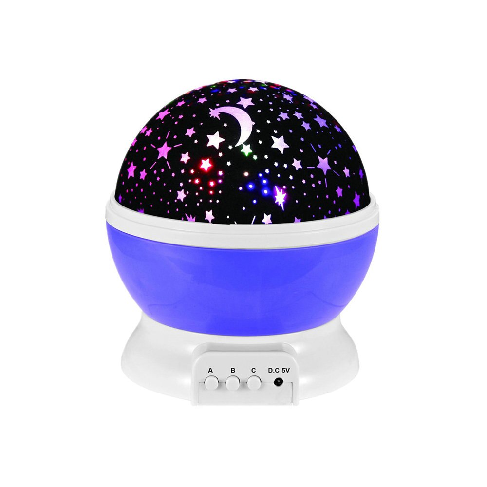 Xmas Rotating star projector usb Night Light Projector Starry Sky projector Star Master kids Night light Led Children projector: Purple 