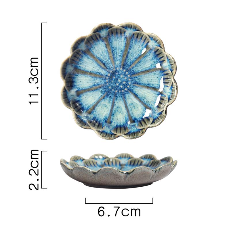 Japanese-style Kiln Change Ceramics Dish Sauce Dish Pot Sauce Dish Home Kitchen Tableware: B1