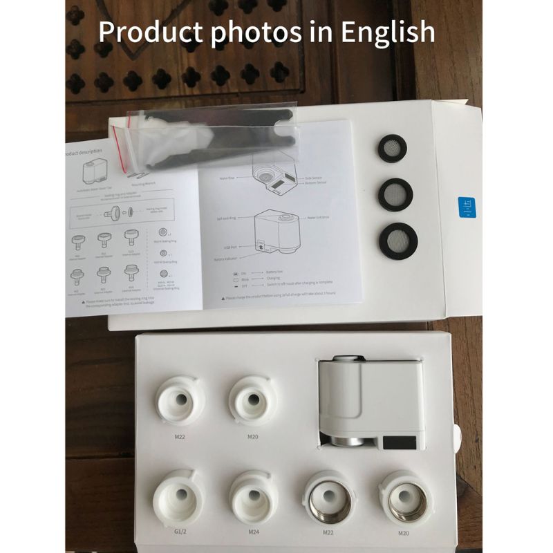 Automatic Faucet Motion Sensor Hand Free Adapter Tap Kitchen Bathroom Autowater