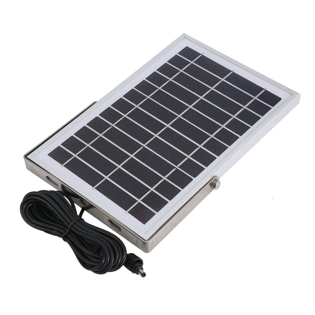 Solar Panel Garden LED Light Outdoor Waterproof Solar Panel LED Light Intelligent Stainless Steel Bracket LED Light
