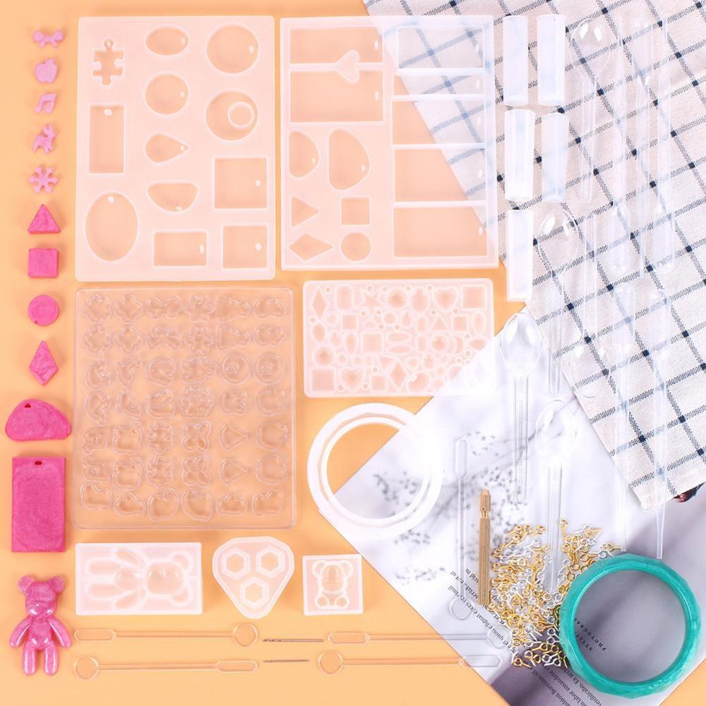 277 Piece Set DIY Crystal Epoxy Mold Jewelry Mold Tool Epoxy Mold Crystal Special Jewelry Tool Kit Mold Kit