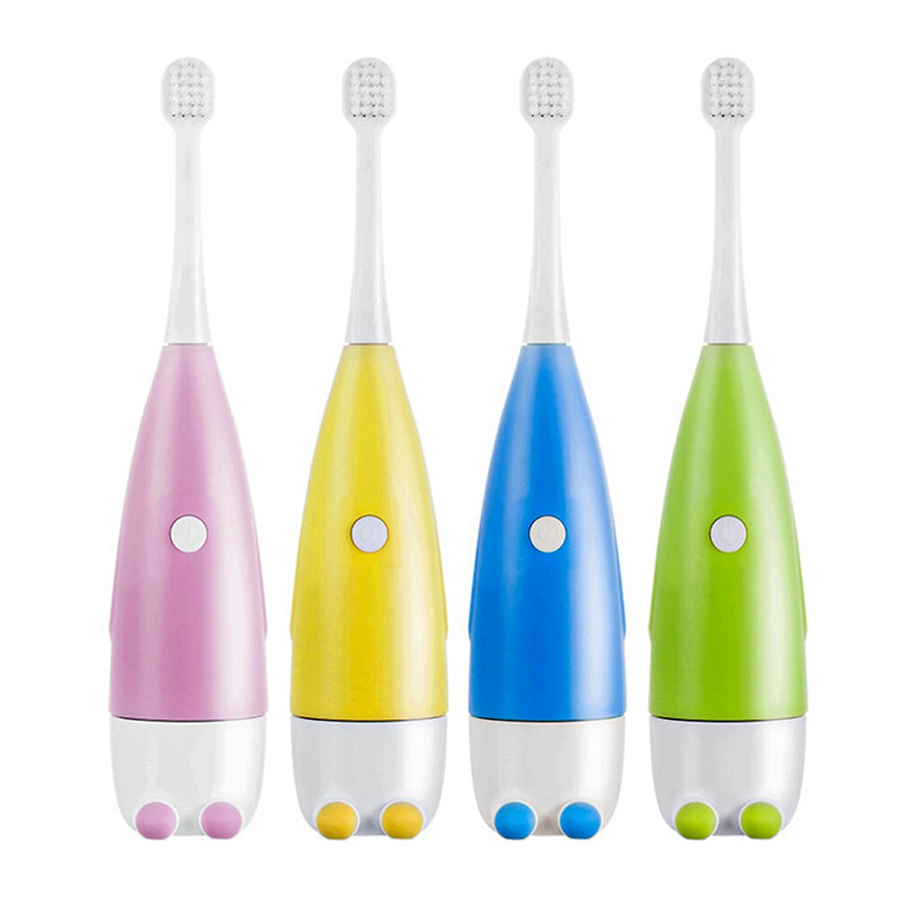 Bunte Nette Baby freundlicher Elektrische Zahnbürste doppelseitige Weiche Köpfe Zähne oder Ersatz Köpfe freundlicher Wasserdicht Pflege Werkzeuge