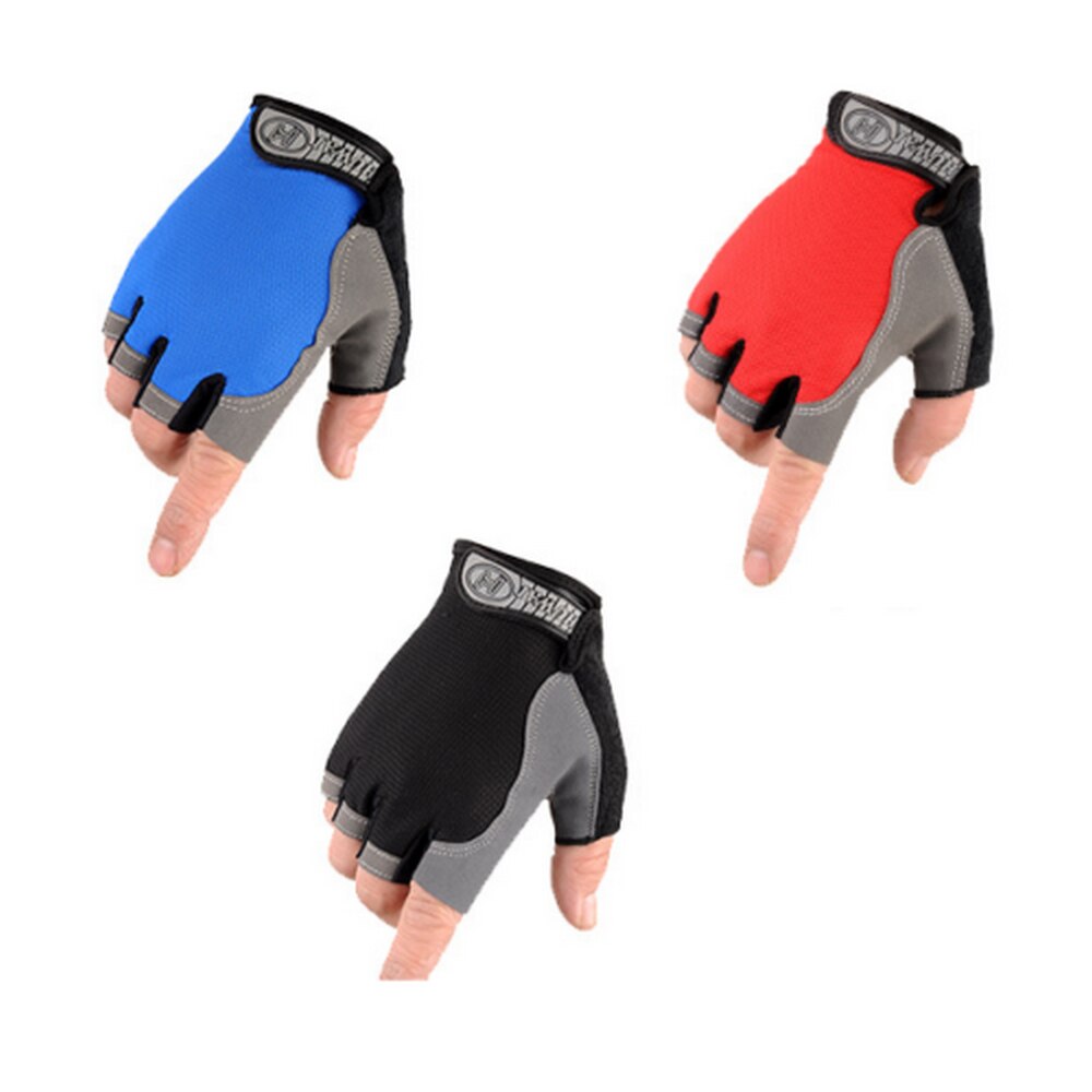 Cycling Gloves Bicycle Gloves Non-slip Impact Breathable Half Finger Bike Gloves Short Sports Gloves Accessories for Men Women