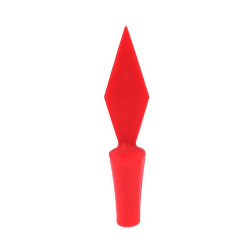 Bouchon de bouteille de bière et de vin en Silicone , mignon, en forme de Poker, sans fuite, bouchon en liège, outils de Bar, nouveauté bouchons de vin: Red square