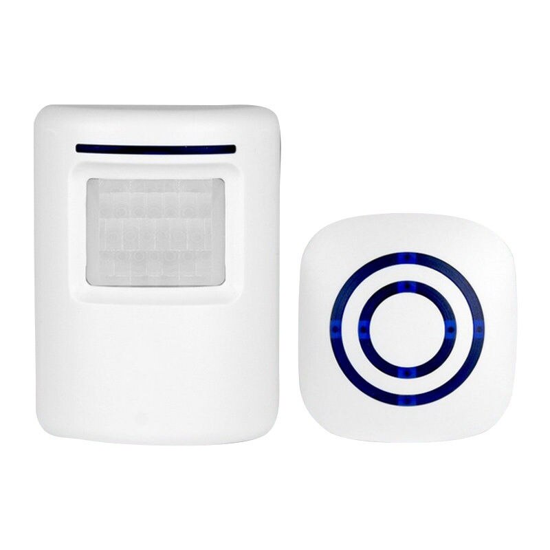 Wireless Motion Sensor Detector Gate Entry Door Bell Welcome Chime Alert Alarm EU/US Plug For Choose R02