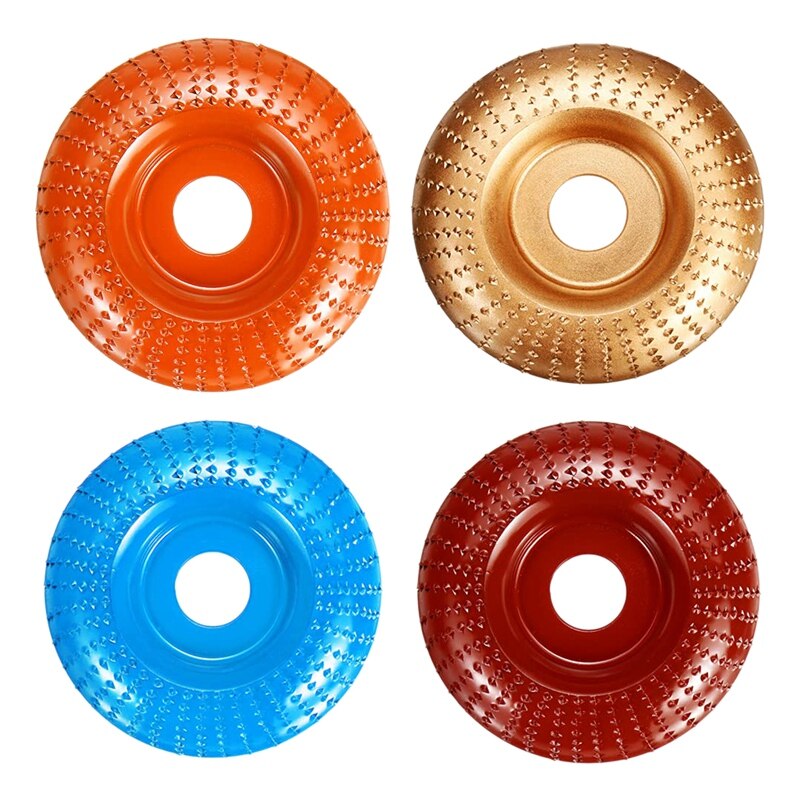 4 Pcs Hout Polijsten Slijpen Vormen Hoek Grinder Grinder Wiel Draaitafel Slijpen Houtsnijwerk Gereedschap: Default Title
