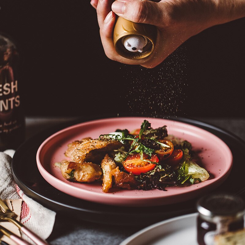 Original Nordic Ceramic food dish plate household pottery dish salad platter dish dinnerware Simple Easy To Clean