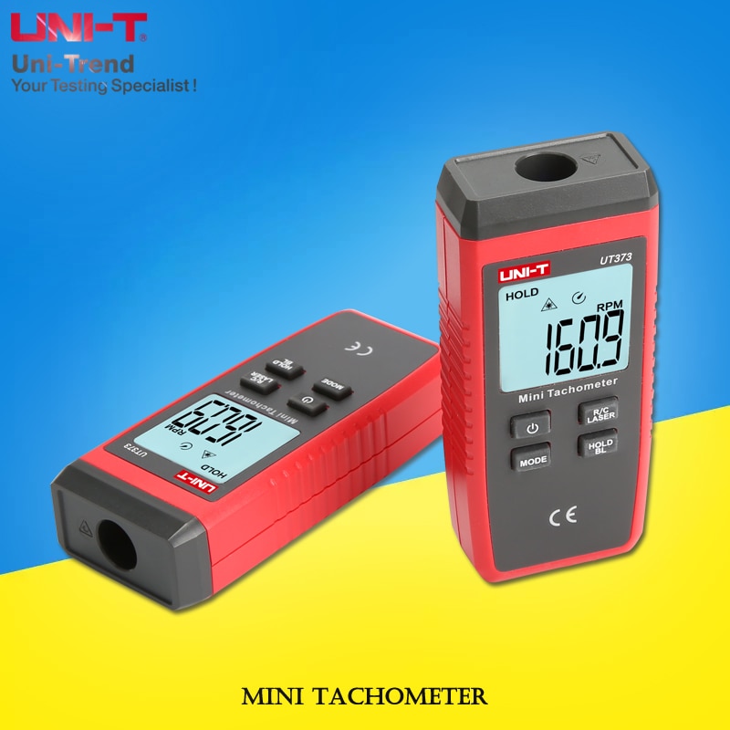 UNI-T UT373 Mini Toerenteller; Non-Contact Optische Digitale Toerenteller/Snelheid Meetinstrument