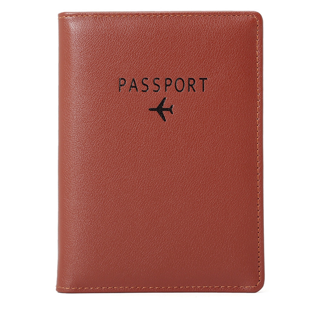 Reisepass fallen neutral Multi-zweck Reisepass Brieftasche Tri-falten Dokument Veranstalter Halfter Frauen Männer Karte Tasche p5