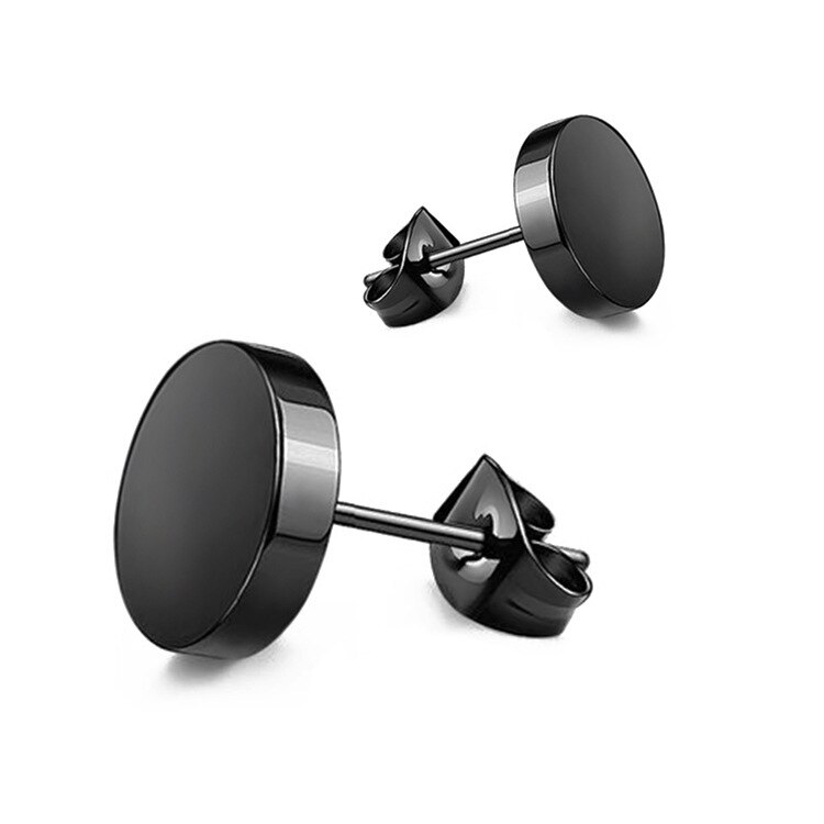 1 Paar herren Ohrring Schwarz Edelstahl Ohrringe Schmuck Perforierte Clip Typ Earing Modeschmuck 2022: Style 3