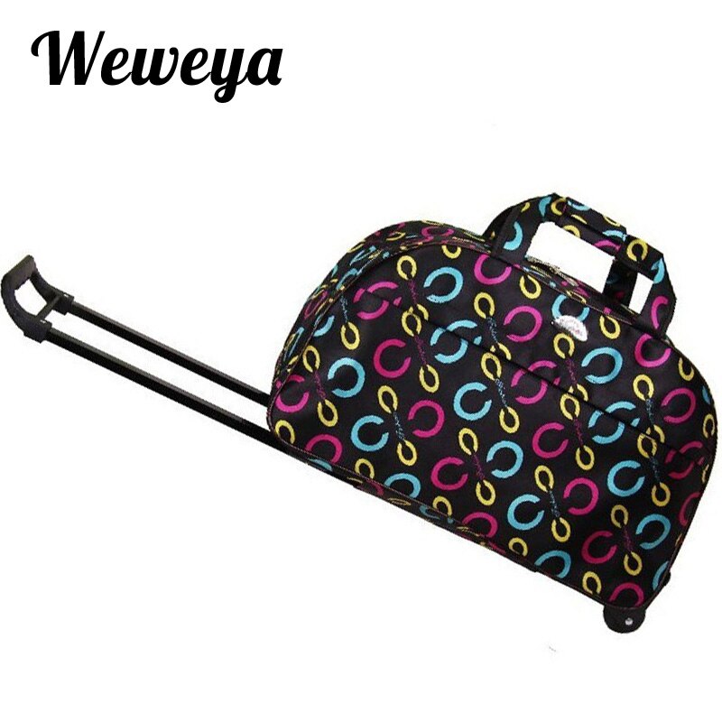 Weweya Waterdichte Rollende Bagage Tas Dikke Stijl Rollende Koffer Trolley Bagage Vrouwen &amp; Mannen Reistassen Koffer Met Wiel: 05