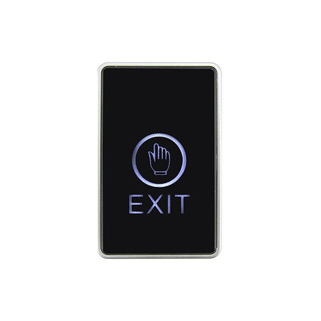 Push Touch Exit Button Door Exit Release Button Switch for Open Door Access Control System Suitable for Home Security Protection: Black 2