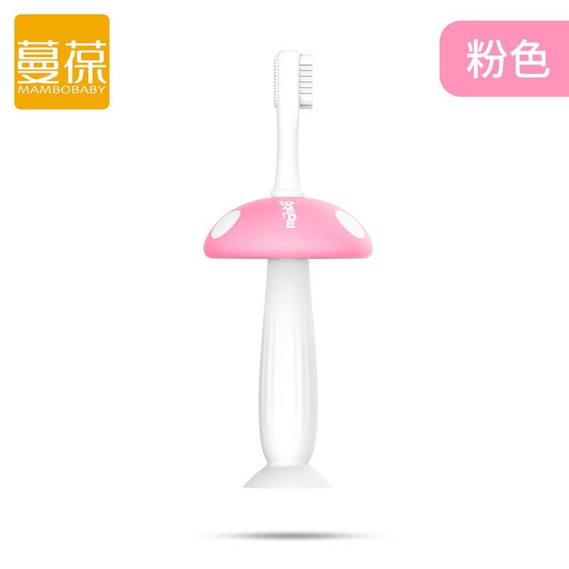 Baby Zahnbürste Karikatur Silikon Ausbildung Zahnbürste Baby Silikon Pinsel freundlicher Baby Zähne Pflege Bpa Frei Baby Beißringe: Rosa