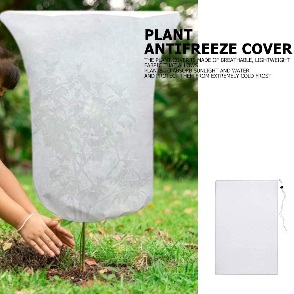 Winter Plant Bescherming Cover Niet-geweven Stof Vegetatie Antivries Sneeuw Koude-Proof Greenhouse Garden Plant Tas