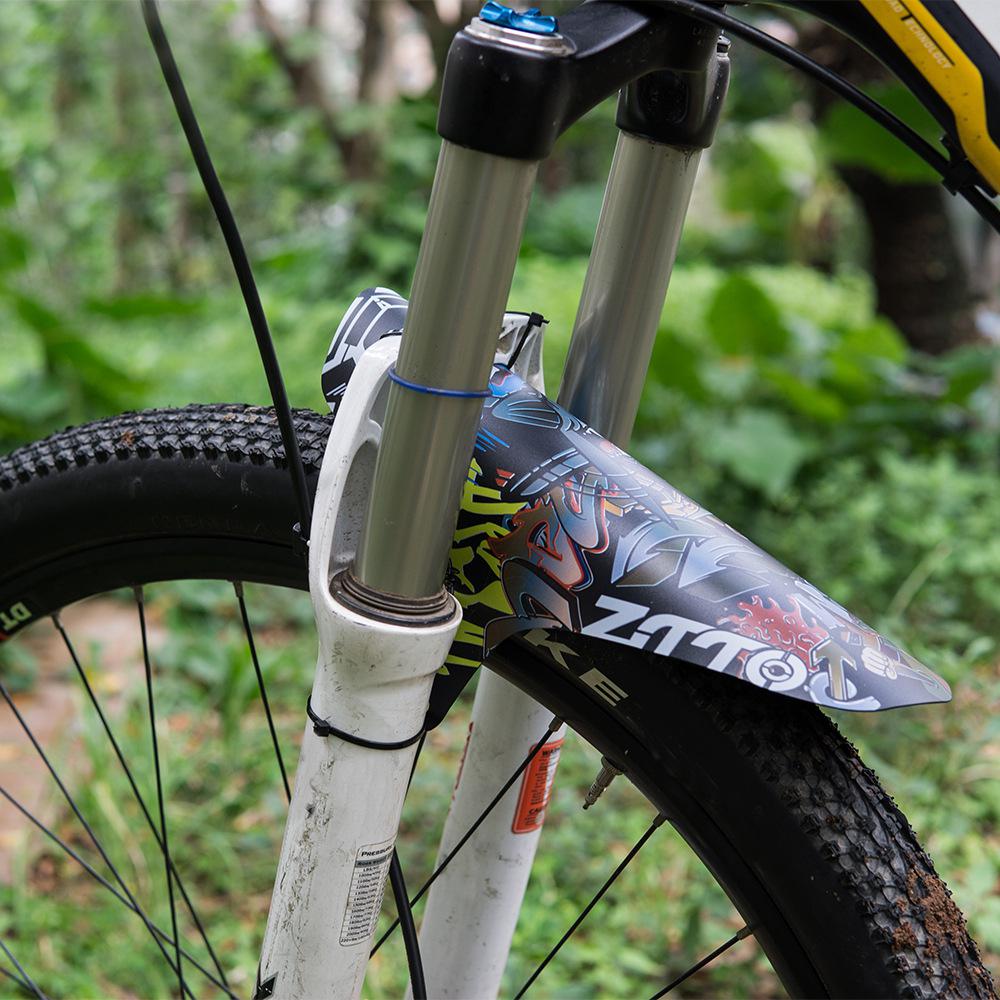 Bicycle Fenders On For MTB Road Bike Fenders Fixed Gear Front Rear Mudguard Ultralight 3D Printed Pattern Cycling Mud Guard