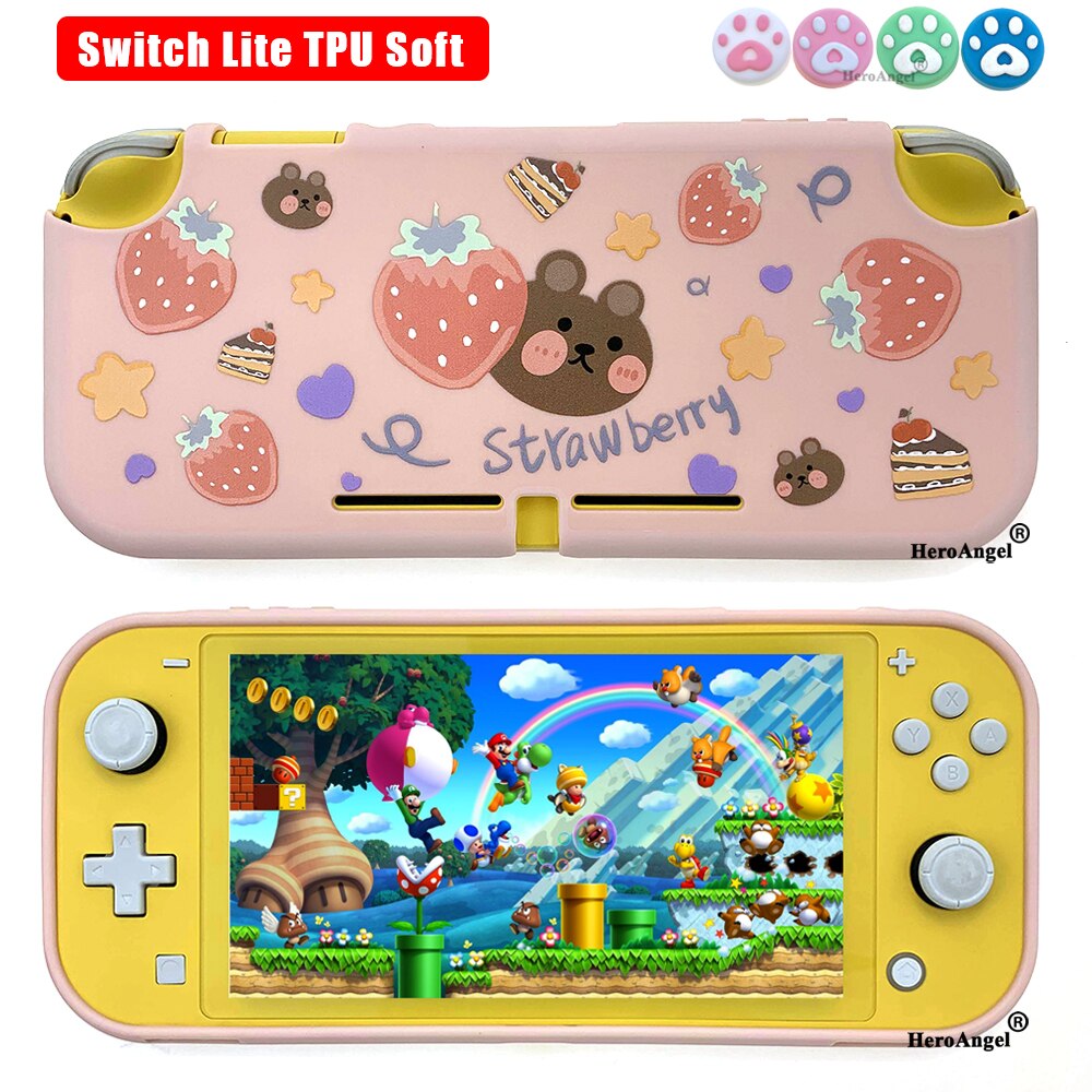 Case for Nintendo Switch Lite Soft Durable Protective Cover Case TPU Shells for Nintendoswitch Lite Console Accessories