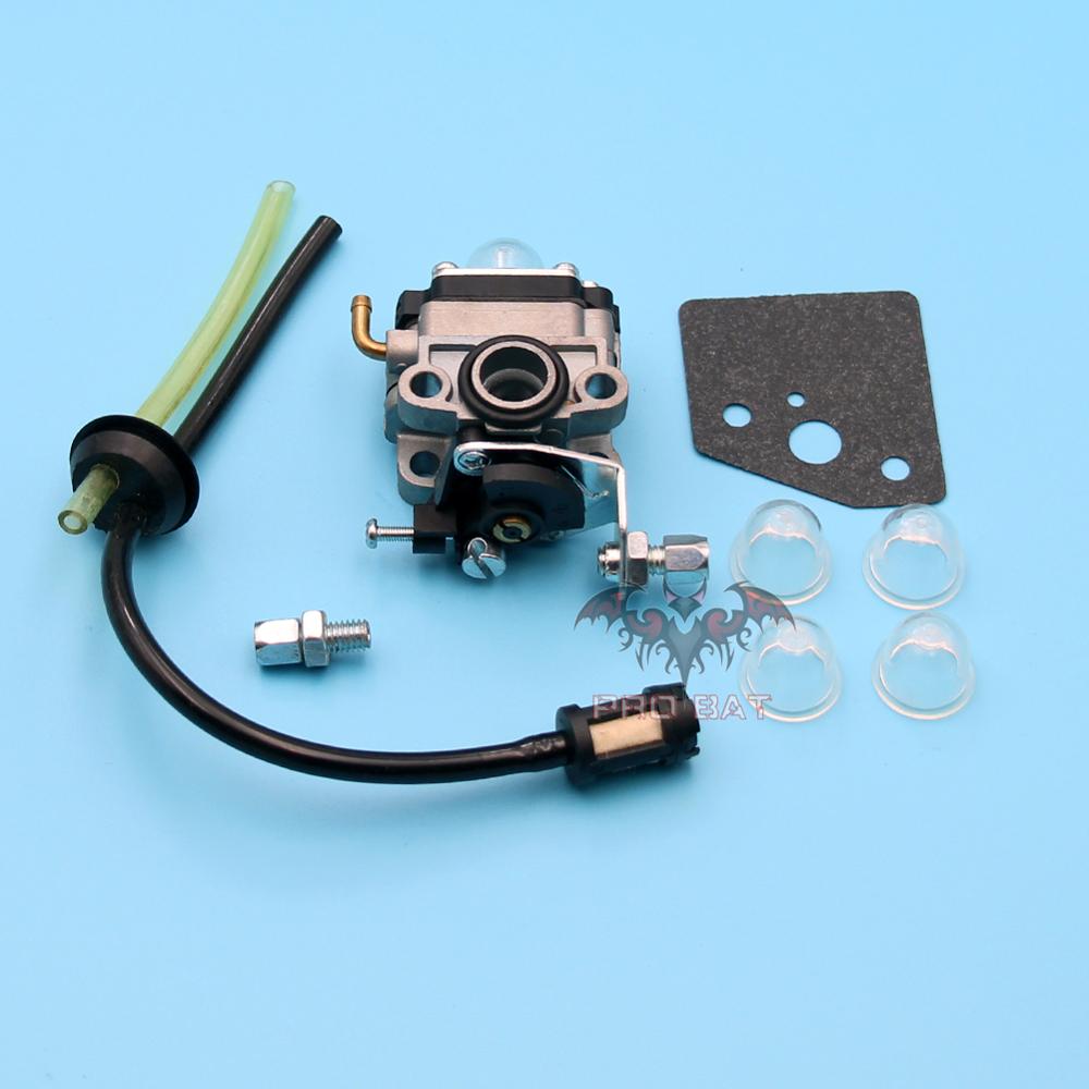 Primer Bulbs + Carburetor For Walbro WYL-229 WYL-229-1 753-05251 753-1225 Troy-bilt MTD Shindaiwa String Trimmer Carb PRO BAT