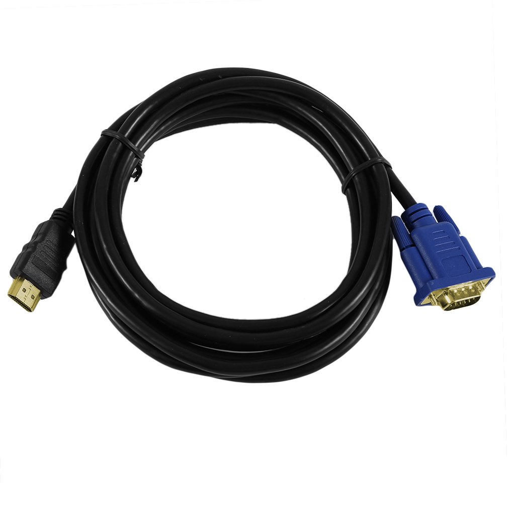 1.8/3 Meter Hdmi Naar Vga Kabel 15Pin Adapter Male Naar Male Video 1024X768P High Definition super Snelle Overdrachtssnelheid.