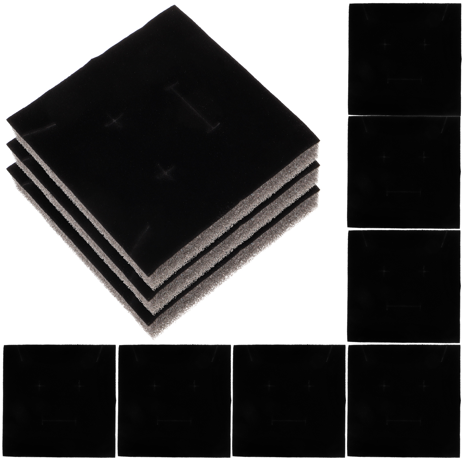 Twenty Pieces Sponge Lining Jewelry Box Inserts ganizer For Packaging Display Case Holder Ring Boxes Insert Practical Use