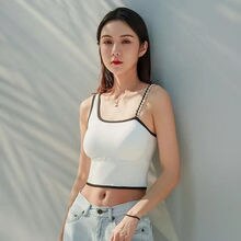 Irregular beautiful back tube top vest women&#39;s chest pad underwear one-piece bra wrapped chest without traces