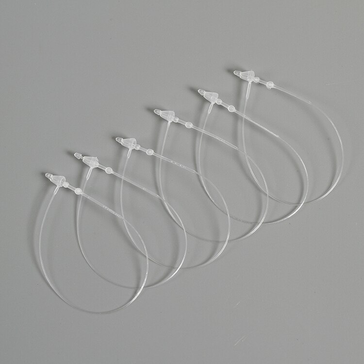 Lucchetti ad anello in plastica perni di bloccaggio a scatto in plastica etichetta di sicurezza abbigliamento etichette per etichette elementi di fissaggio perni ad anello indumenti etichetta sigillo
