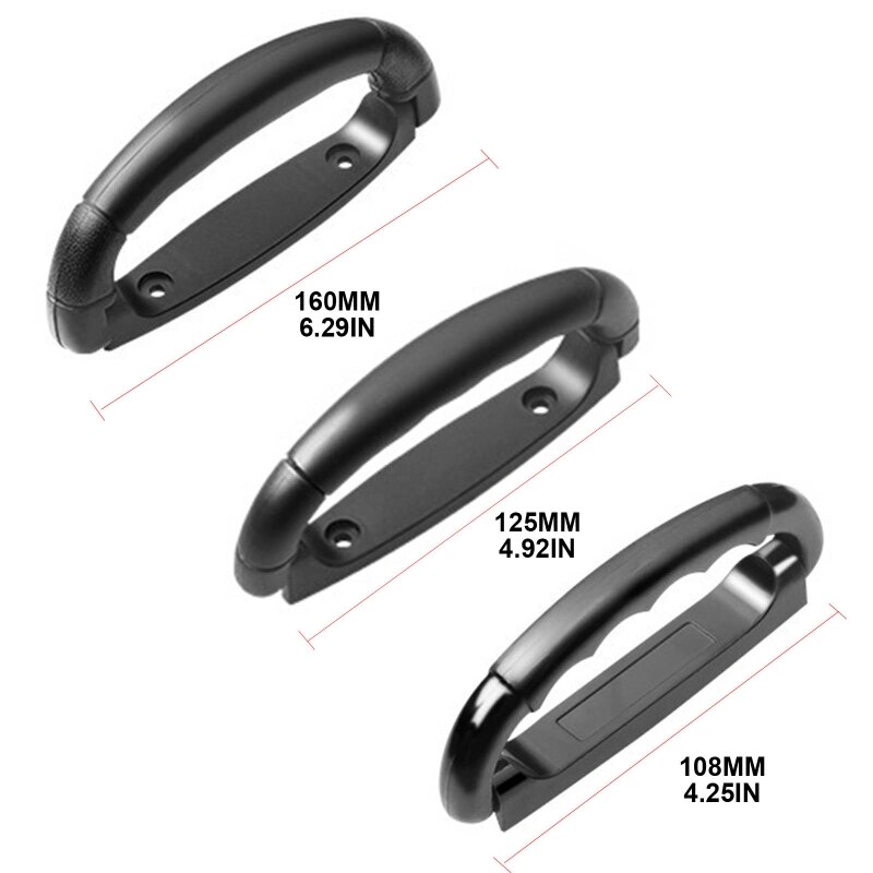 Multipurpose Box Plastic Handle Suitcase Side Carrying Pull Solar Panel Grip Luggage Part Comfortable to Grip