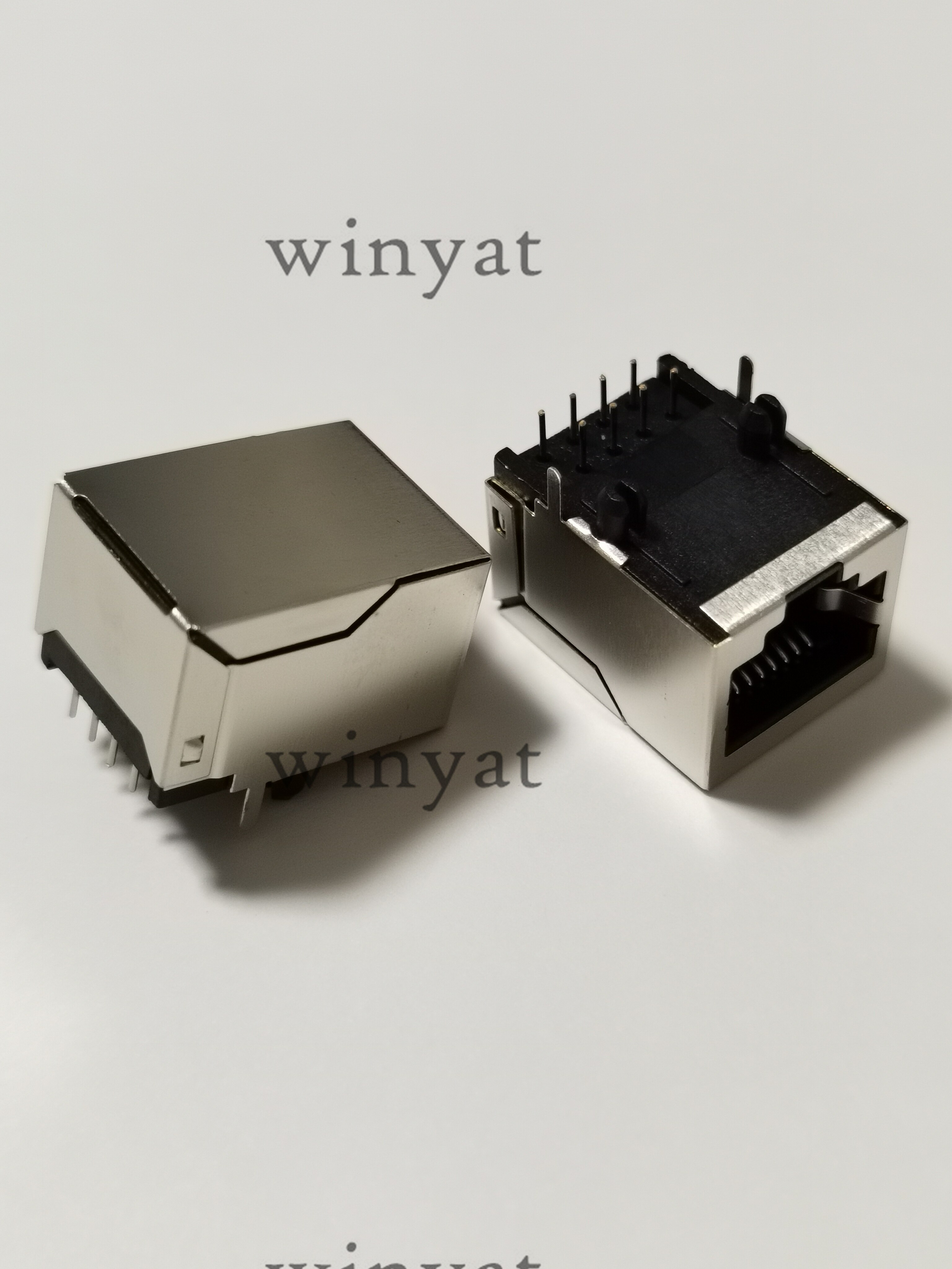 Terug Voet RJ45 59 Terug Voet 21Mm Mesh Poort Modulaire Plug Zetels 8P8C Lange 21Mm RJ45 Socket