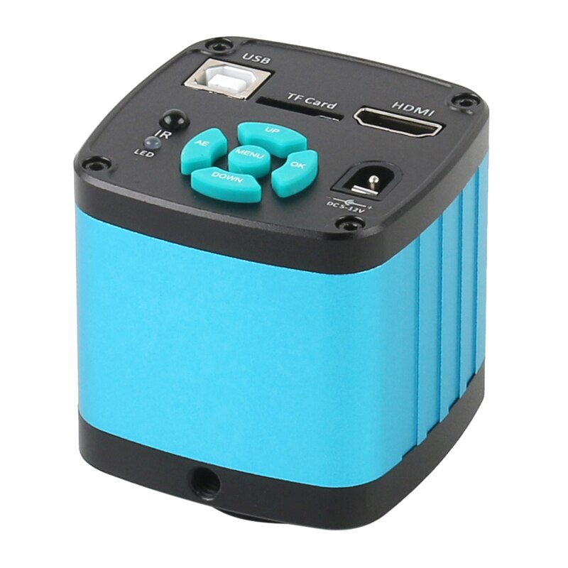 48MP 4K 1080P HDMI USB Digital Video Microscope Camera 130X C-mount Industrial Soldering Jewelry Detected Microscopio Recorder