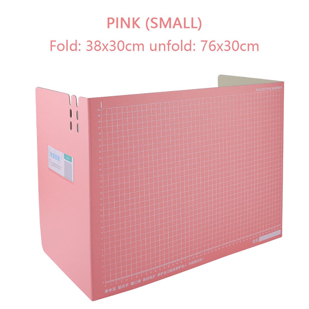 Sneeze Guard Shield Protection Safety Portable Counter Shield For Office School Classroom Droplet Defense 76*30*3CM 430#2: PK