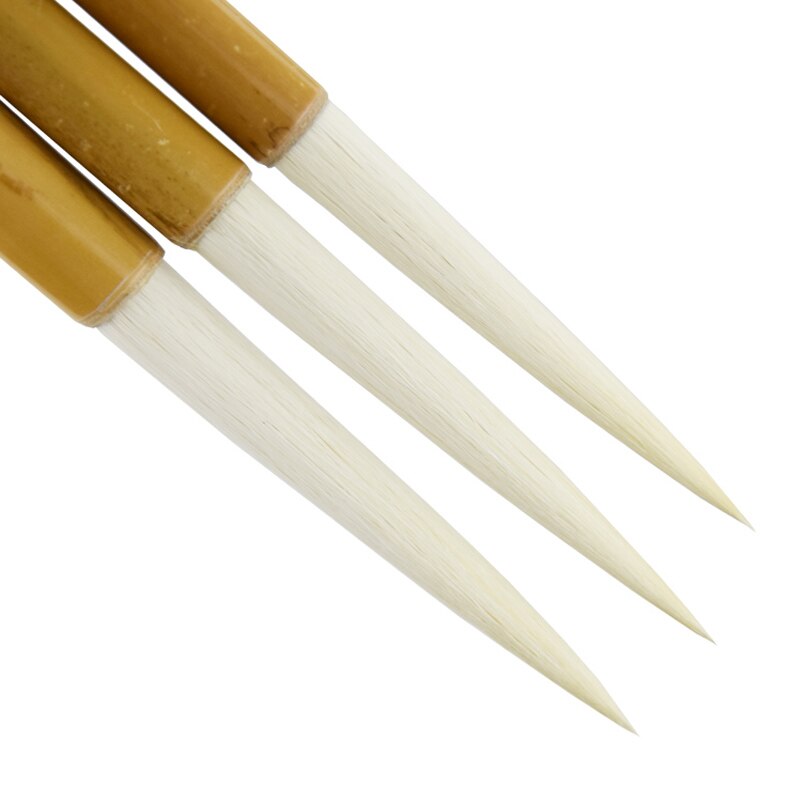 Woolen Hair Calligraphy Brush Set Long Peak Chinese Writing Calligraphy Brush Freehand Traditional Ink Watercolor Painting Brush