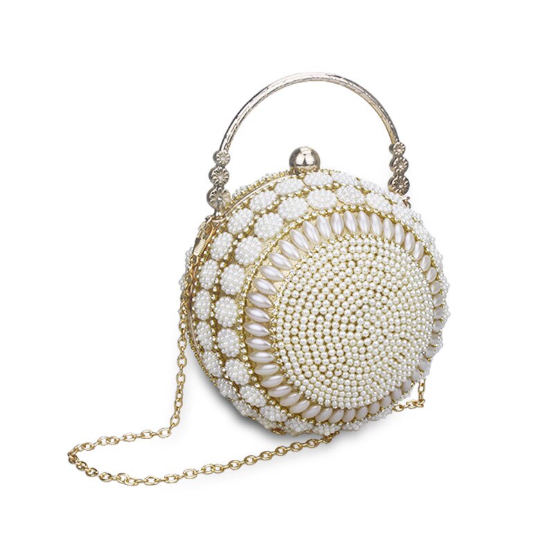 Gouden Diamant Kwastje Vrouwen Party Metalen Kristal Koppelingen Avondtassen Huwelijk Bruids Zak Schouder Handtas Polsbandjes Clutch Purse: 039 gold