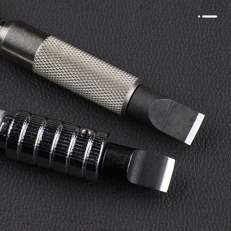 Adjustable Swivel Knife for Leather Carving Cutter with Standard Size Blades, Rotate Knife Leather Craftsman Tools