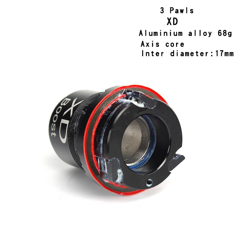 Bicycle Rear hub XD Bicycle parts mtb XDR road bicycle column foot Replacement freehub bike 3 pawls Aluminum alloy cassette body