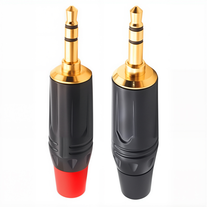 Conector de audio para auriculares de micrófono DIY chapado en oro con enchufe estéreo de 3,5 mm para conector de auriculares de 3,5 mm: Verde militar