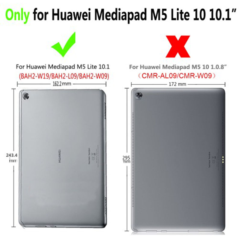 Protecteur d&#39;écran pour tablette, Film en verre trempé 9H pour Huawei Mediapad M5 Lite 10 10.1 pouces, L09 W19