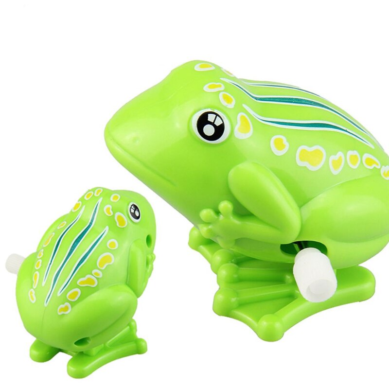 Kinderen Mooie Leuke Groene Kleur Springen Kikker Clockwork Speelgoed Voor Kinderen Plastic Klassieke Wind Up Speelgoed Voor Boven 3 Jaar oude Kinderen