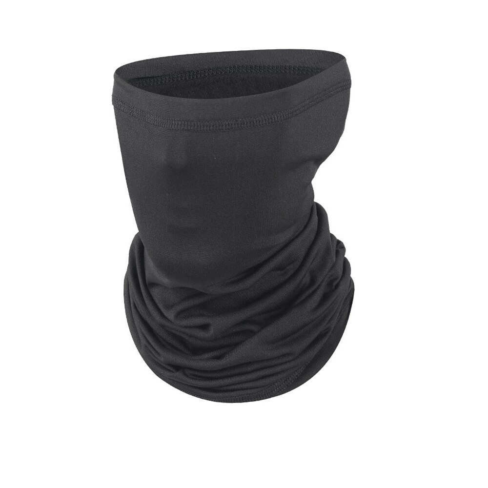 Unisex Winter Cycling Face Scarf With PM2.5 Filter Neck Warmer Outdoor Running Fleece Bicycle Bandana Sport Windproof Headwear: style3 black