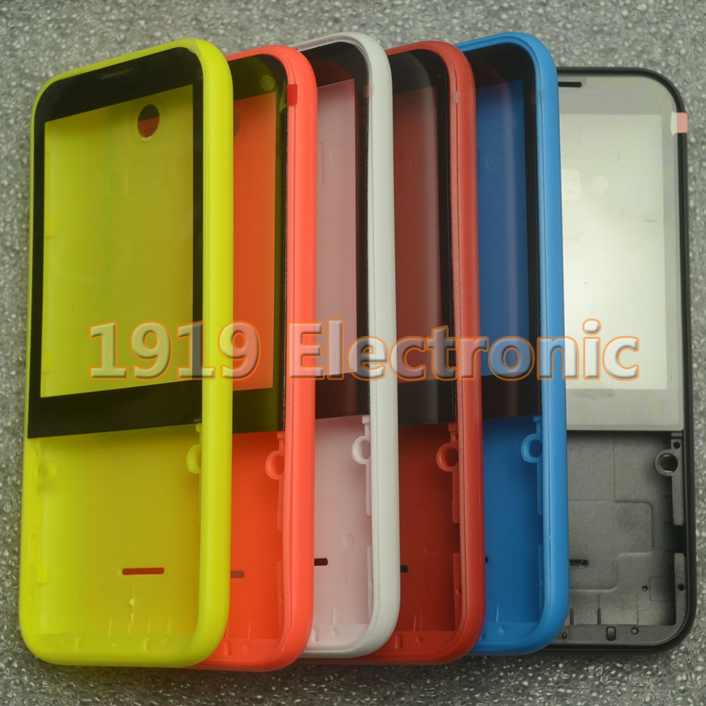 Mobile Phone Housing Cover Case WithOUT Keypad For Nokia 225 N225 Asha