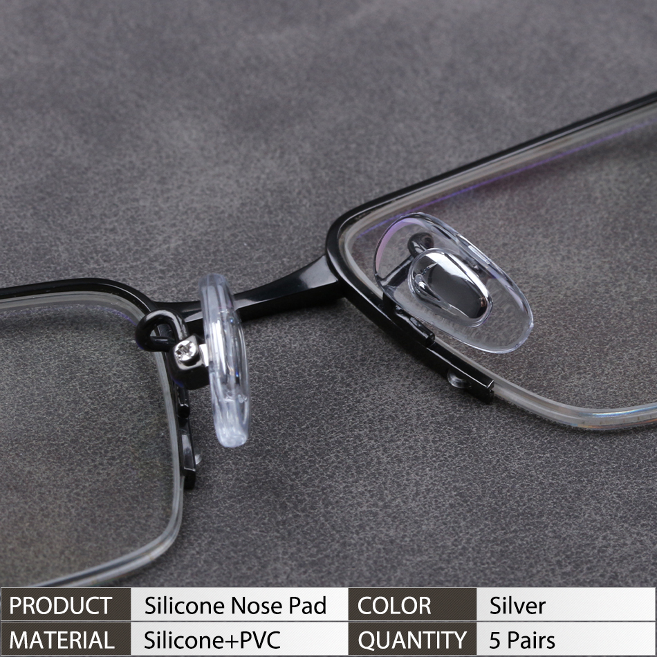 Almohadillas nasales para gafas de sol, pieza nasal con Clip de repuesto, almohadillas suaves para puente nasal, protectores nasales antideslizantes, kits de reparación: YELLOW