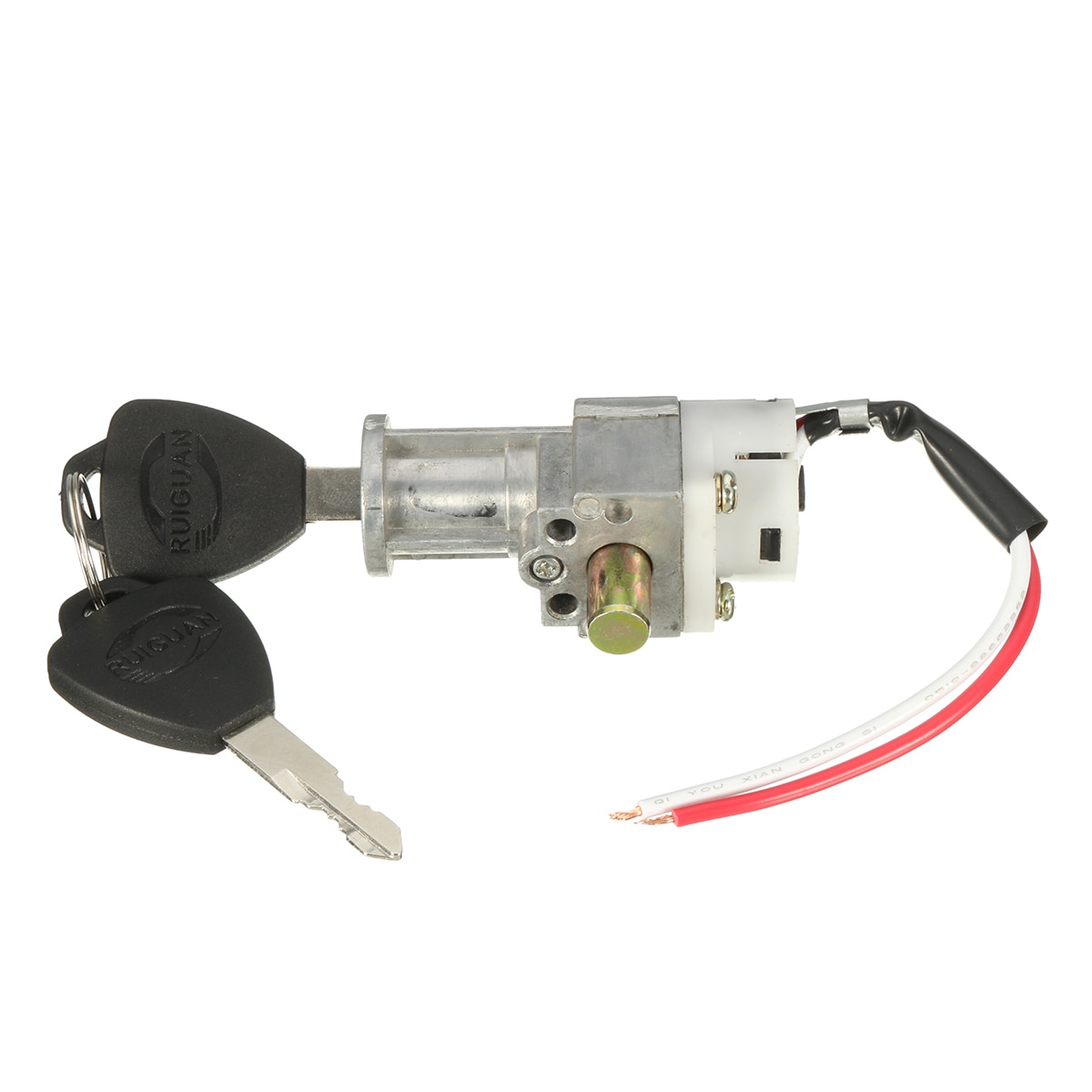 Universal Motorcycle Battery Chager Mini Lock with 2 keys For Motorcycle Electric Bike Scooter E-bike Electric Lock With 2 Keys