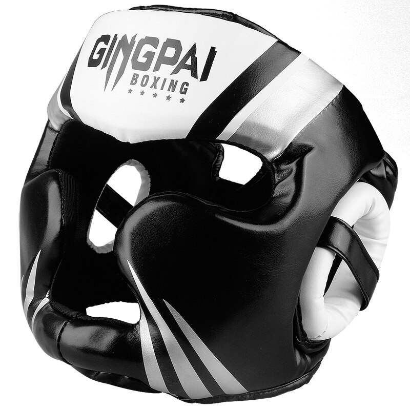 S/M/L freundlicher Jugend/Erwachsene Frauen Männer Geschlossen Typ Boxen Helme MMA Muay thailändisch Sanda Karate taekwondo Kopf Getriebe Schutz Schutz DEO: DY Weiß / L 57-65cm
