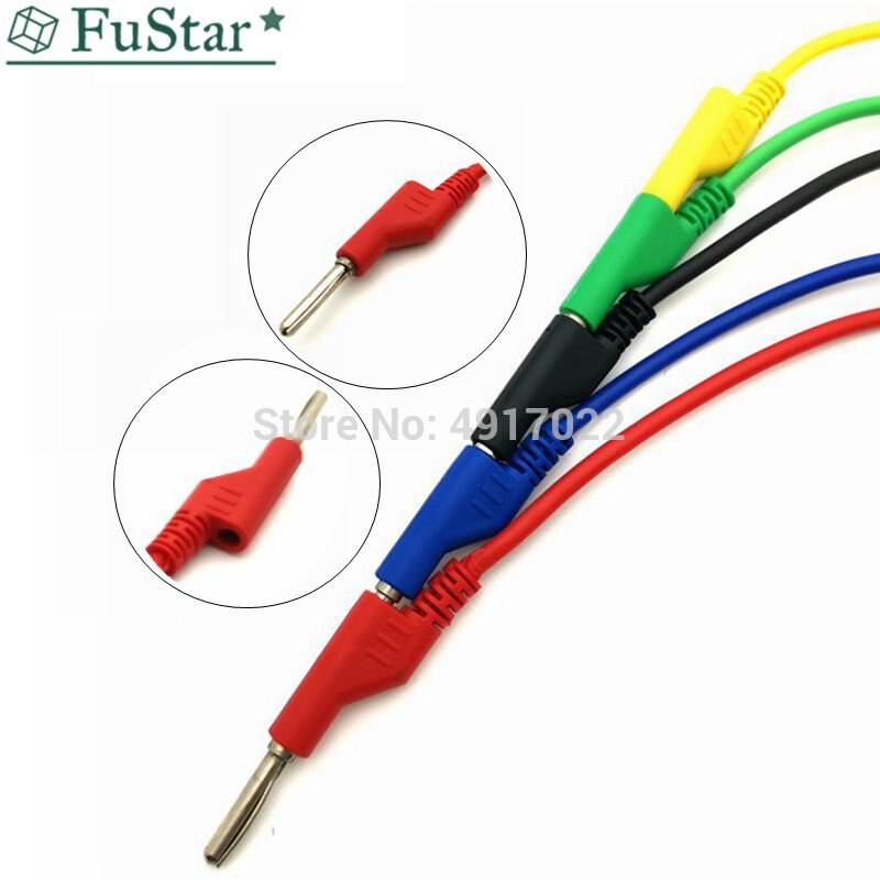 10 Stks Stapelbare Banaan Plug Siliconen Test Leads Kit Om Breadboard Mannelijke Volledig Geisoleerde Veiligheid Gehuld Met Clips Test Jumper Draden Zachte Flexibele Siliconen Test Leads 10 Stks Stapelbare Banaan Plug Siliconen Test Leads Kit Om Breadboard Mannelijke Volledig Geisoleerde Veiligheid Gehuld Met Clips Test Jumper Draden Zachte Flexibele Siliconen Test Leads