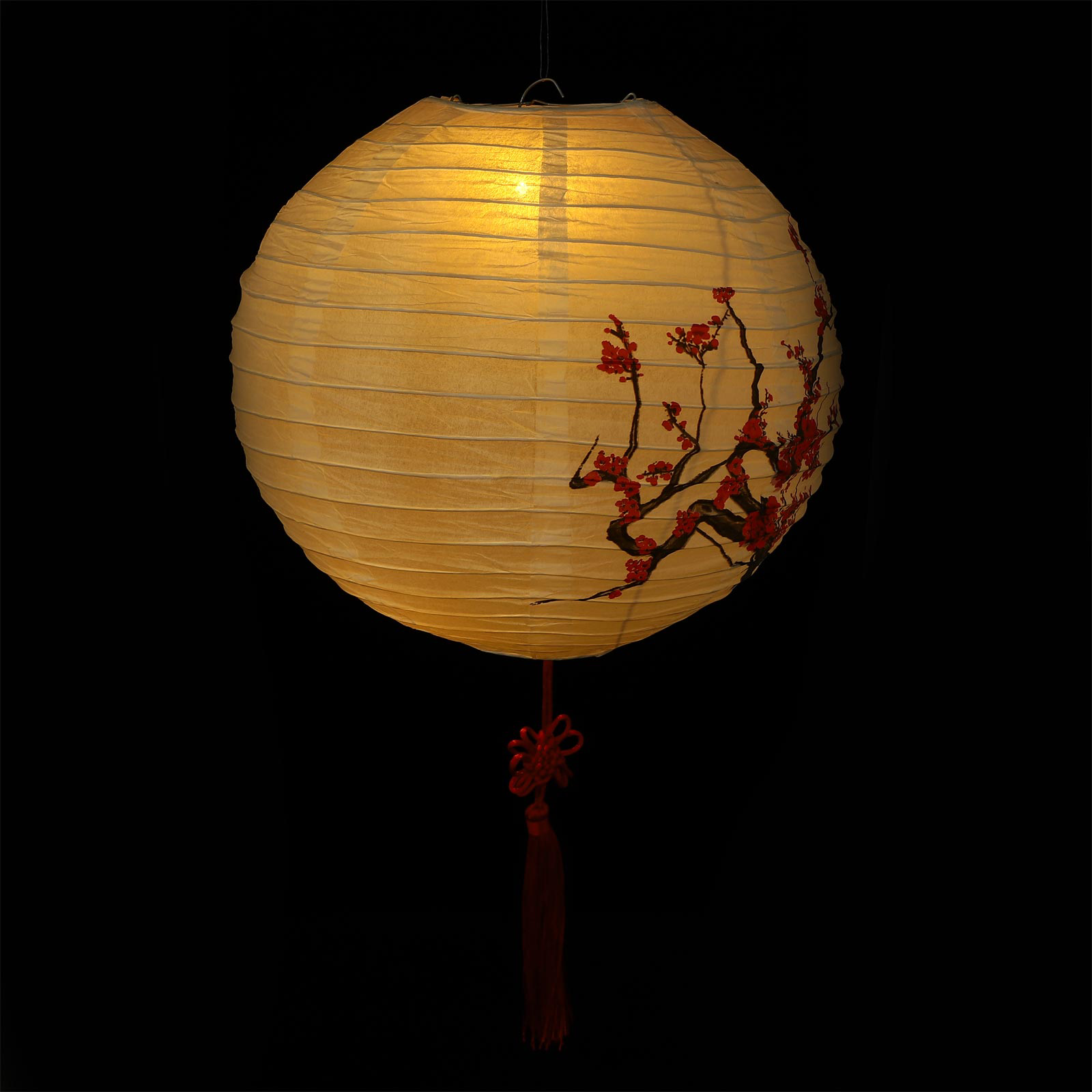 1 Set of Antique Style Printed Paper Lantern Chinese Paper Lamp Lantern
