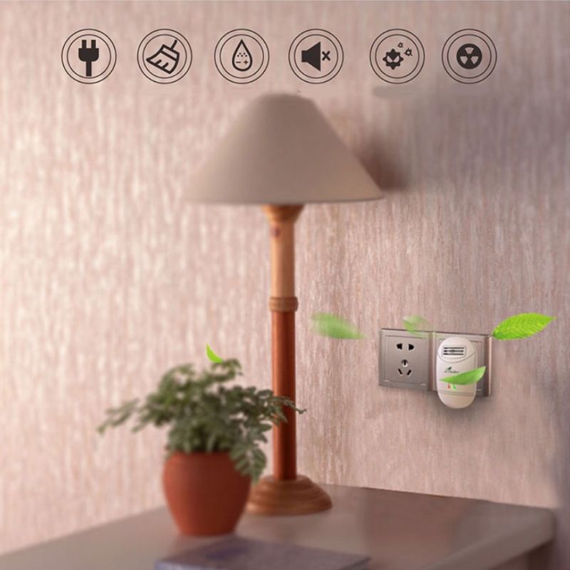 Home Negative Ion Generator AD-Ionizer Air Purifier Remove Formaldehyde Smoke Dust Purification Home Room Deodor Air Cleaner