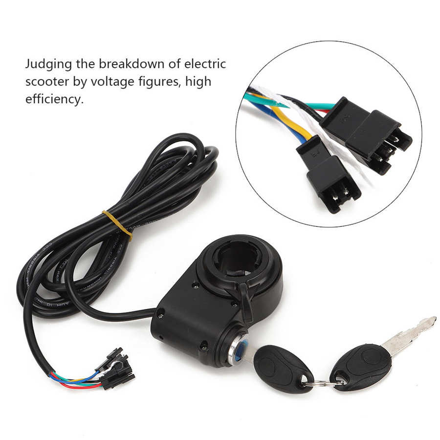 E-bike-bloqueo de llave de acelerador de 12V-99V, manillar de bicicleta eléctrica, Pulgar, acelerador, agarre