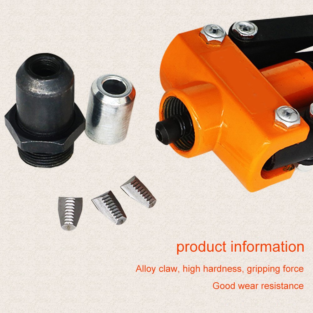 nucleo-Tirando Rivettatrice Pistola Industriale-grado Rivettatrice-Risparmio di Lavoro Utensili a Mano Doppio-tiro Sparachiodi nucleo- tirando in Alluminio Rivettatrice