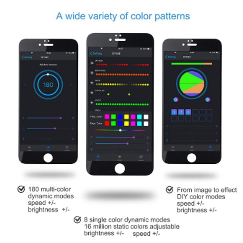 sp601 5-24v Symphony of Lights with RF WIFI Bluetooth Atmosphere controller for WS2801 WS2811 WS2812B SK6812 ws2815 LED strip