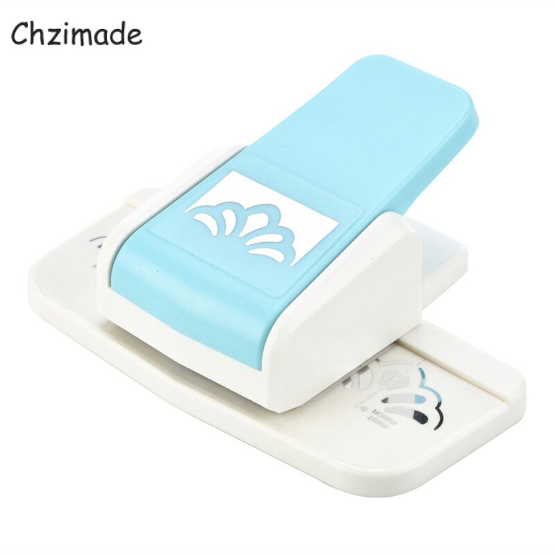 Chzimade Bloem Patroon Embossing Machine Scrapbooking Rand Brailledrukkers Diy Handgemaakte Papier Ambachten